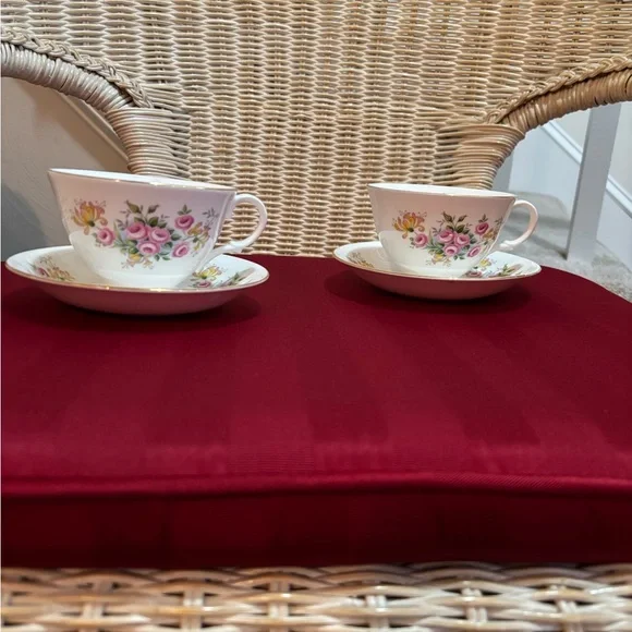 TWO (2) Shelley Fine Bone China-2 cup and saucer set - Picture 2 of 9